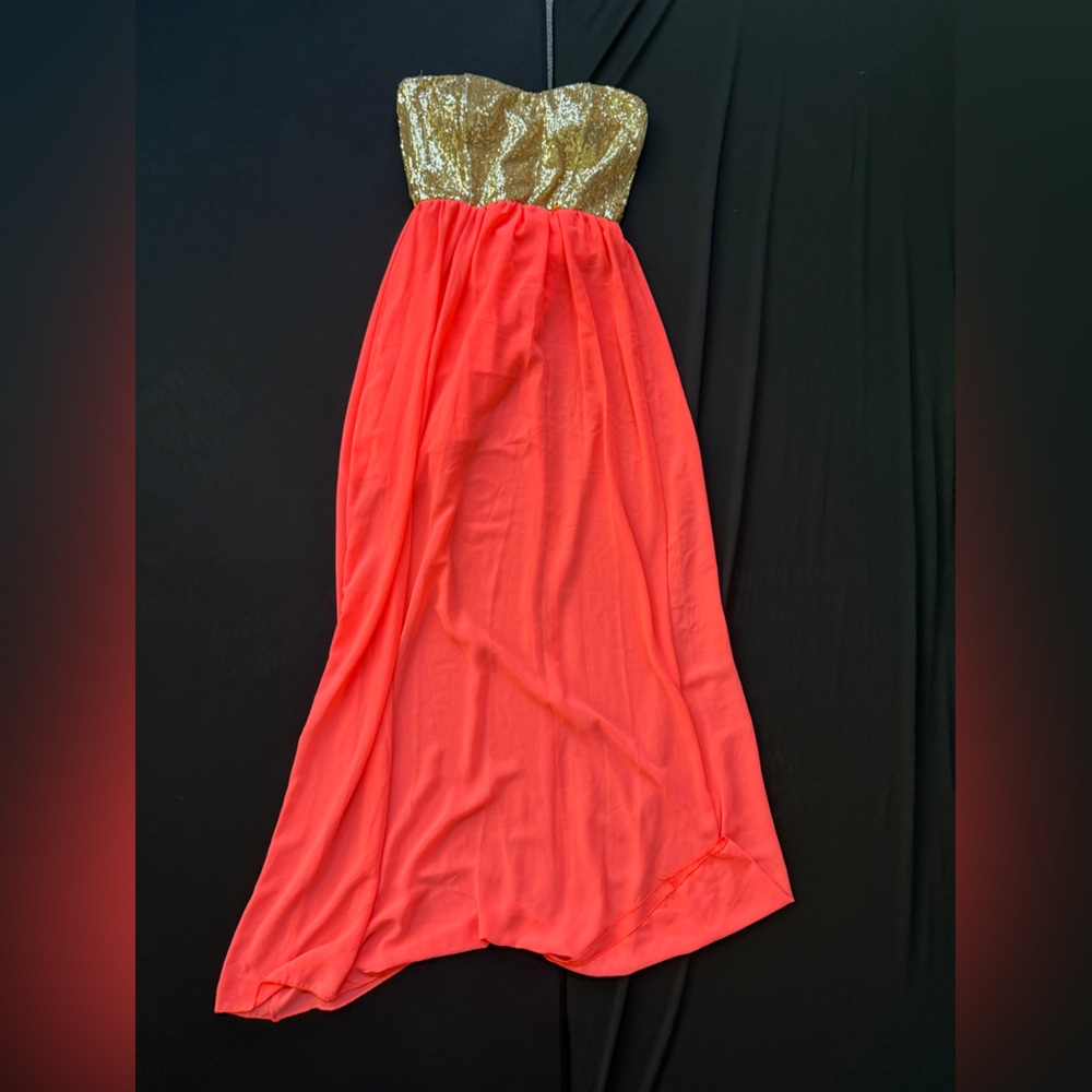 Vacation Gold Sequin, pink dress